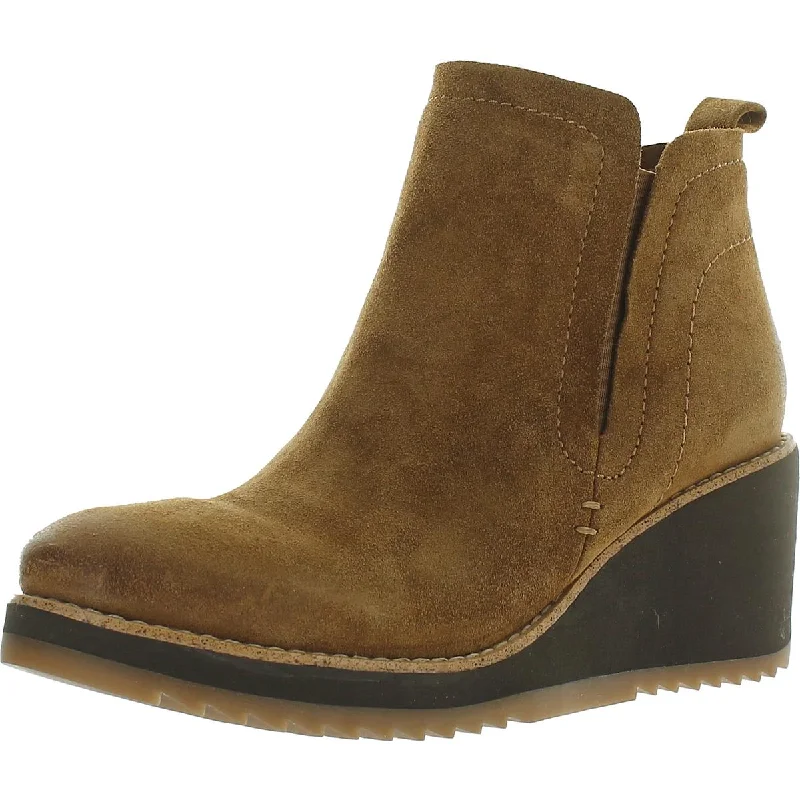 Comfortable Work Shoes Sofft Womens Emeree Suede Pull On Chelsea Boots