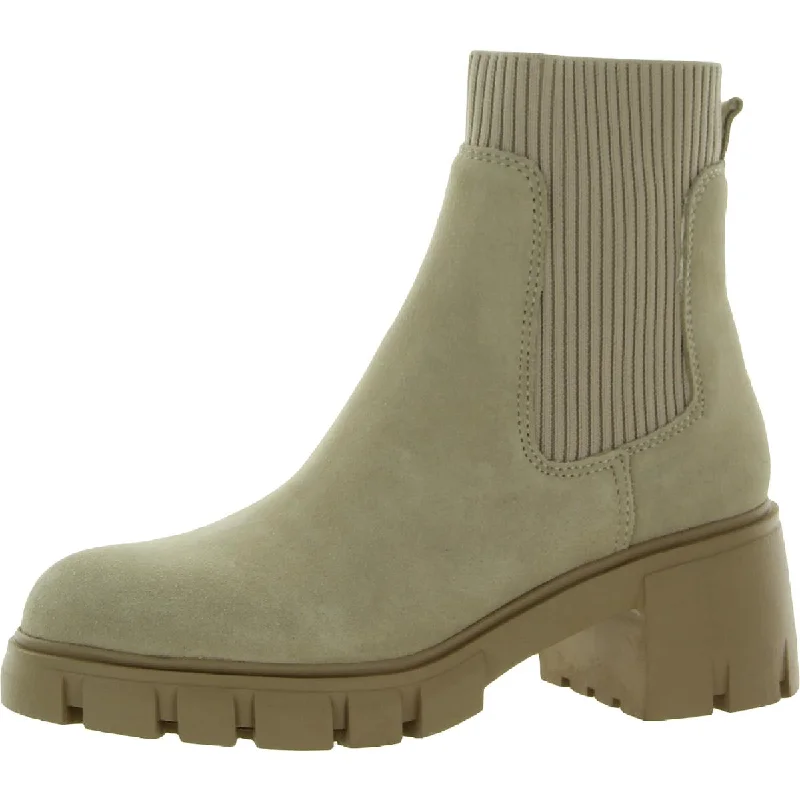 Exclusive Discount Steve Madden Womens Hutch Stretch Lugged Sole Chelsea Boots