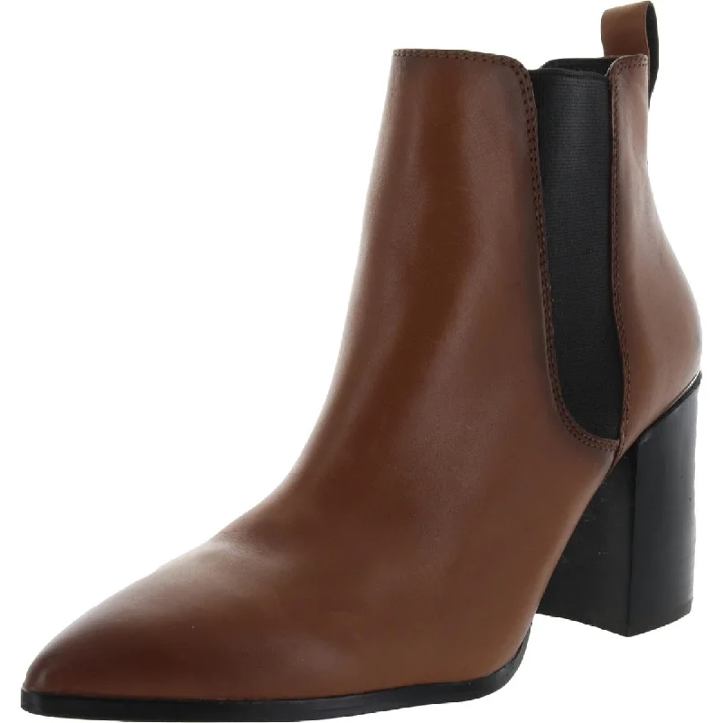 Seize Bargains Steve Madden Womens Knoxi Pull On Block Heel Chelsea Boots