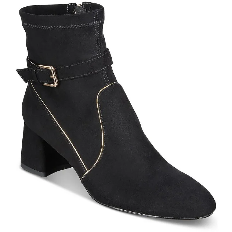 Street-Style Slip-Ons Things II Come Womens Donlea Faux Suede Block Heel Ankle Boots Street-Style Slip-Ons Things II Come Womens Donlea Faux Suede Block Heel Ankle Boots