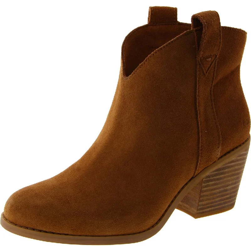 Durable Walking Shoes Sale Toms Womens Constance Suede Ankle Booties