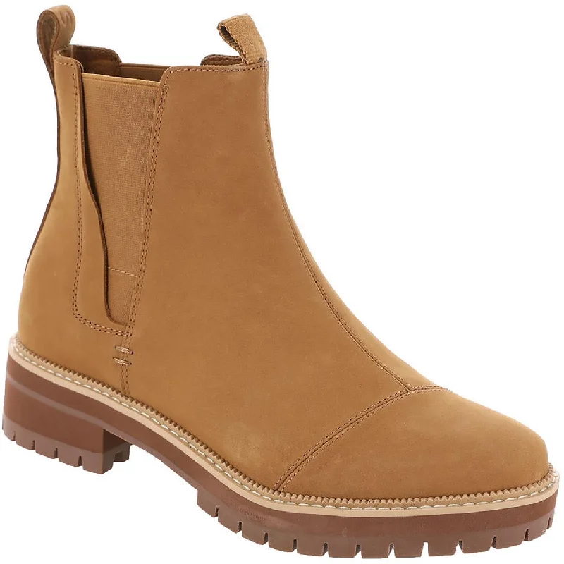 Soft Cushion Shoes Discount Toms Womens Dakota Leather Ankle Chelsea Boots