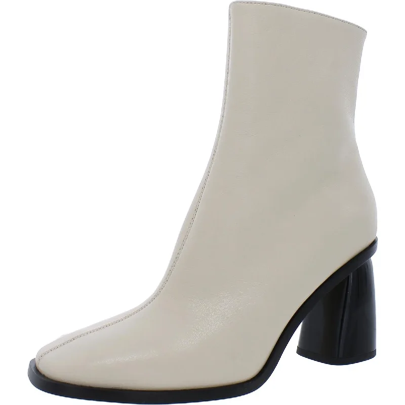 Bold Fashion Sales Tory Burch Womens Leather Block Heel Ankle Boots