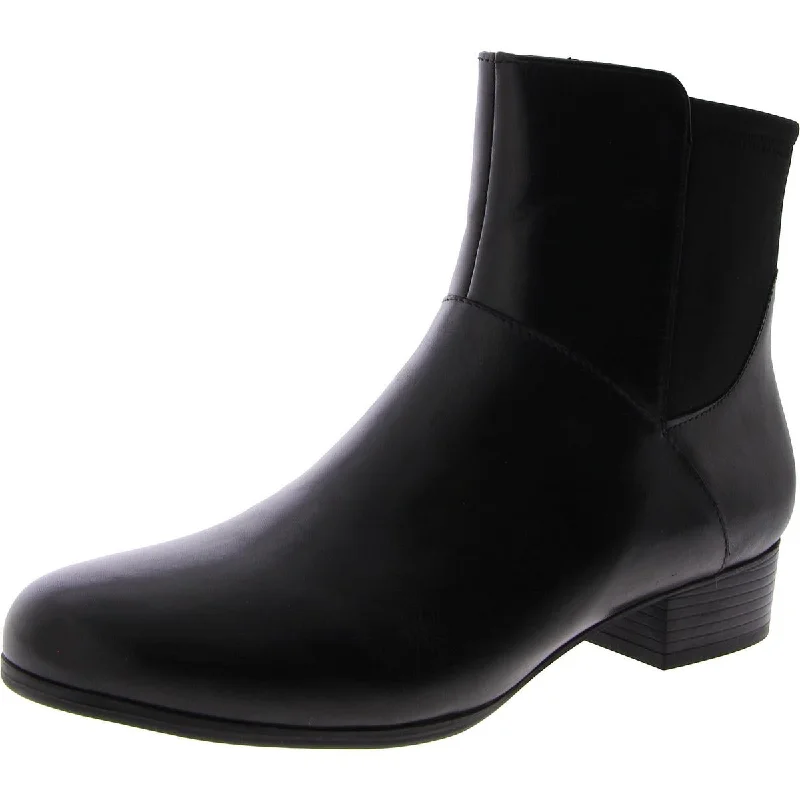 Vintage-Inspired Shoes Deal Trotters Womens Magnolia Leather Almond Toe Ankle Boots