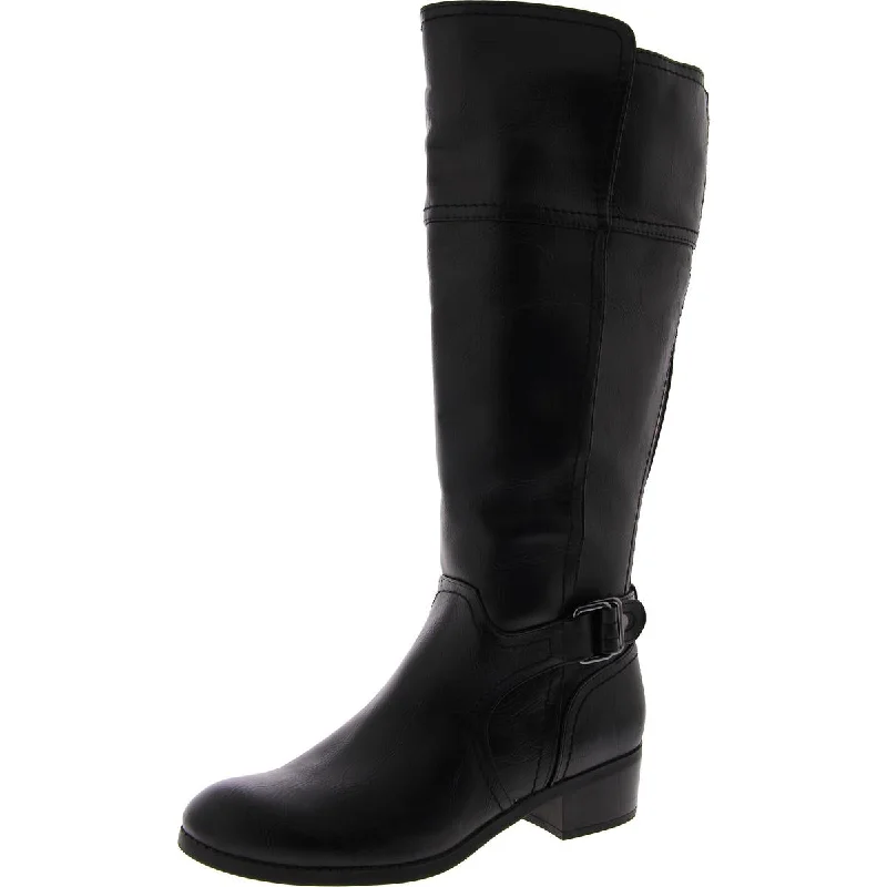 Lightweight Shoes Unisa Womens Faux Leather Zipper Knee-High Boots