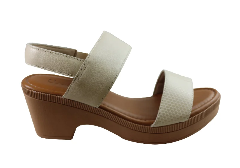 Fashion Forward Usaflex Kim Womens Comfortable Leather Sandals Made In Brazil
