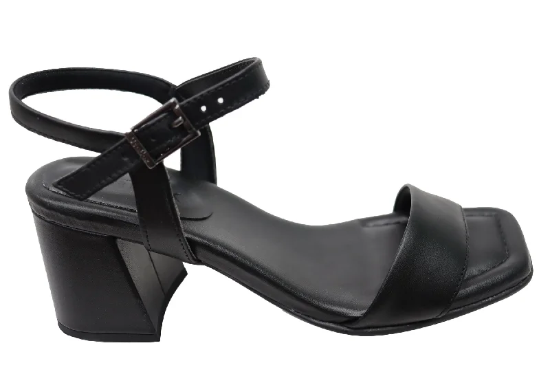 Women's Versatile Shoes Usaflex Monica Womens Comfortable Leather Heel Sandals Made In Brazil Women's Versatile Shoes Usaflex Monica Womens Comfortable Leather Heel Sandals Made In Brazil