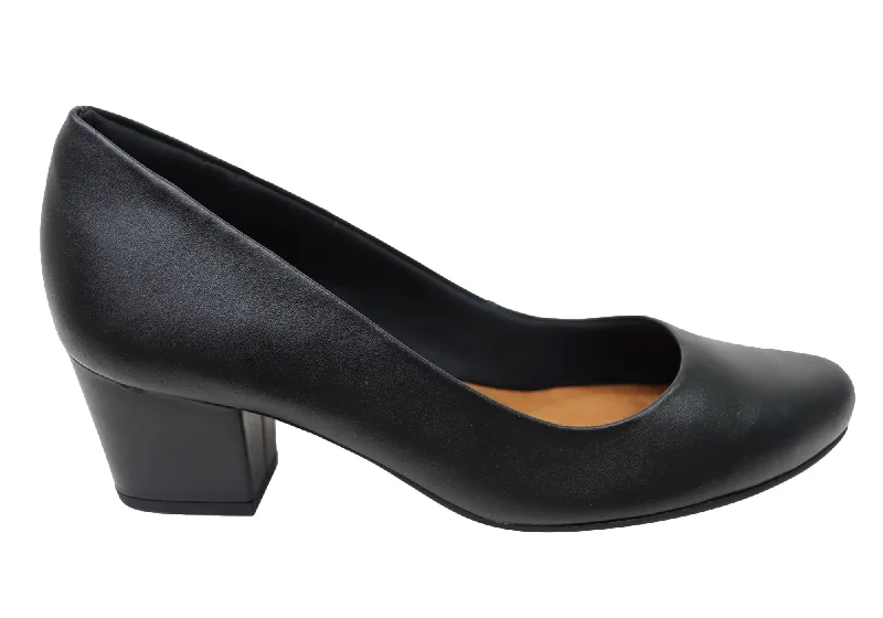 Timeless Elegance Sale Usaflex Natalie Womens Comfortable Leather Court Shoes Heels