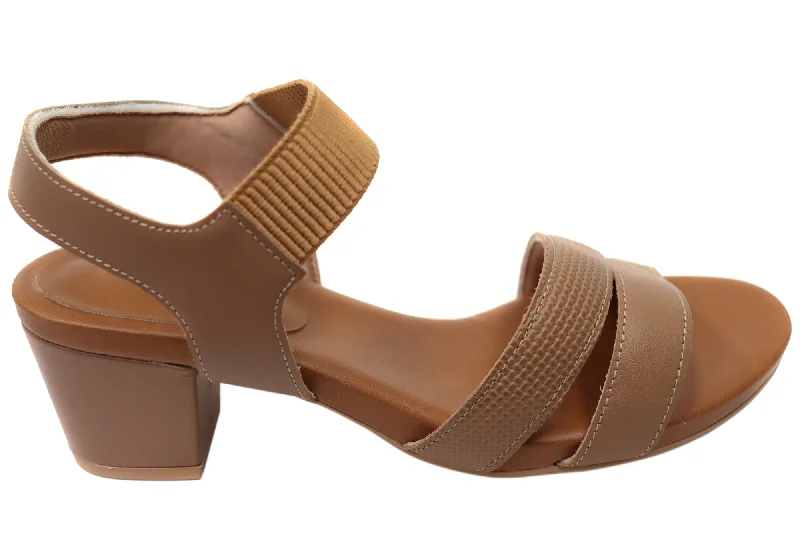 High-Quality Women's Shoes Usaflex Trudie Womens Comfortable Leather Mid Heel Sandals High-Quality Women's Shoes Usaflex Trudie Womens Comfortable Leather Mid Heel Sandals