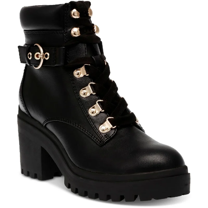 Style Upgrade Wild Pair Womens Bridgitt Faux Leather Round Toe Combat & Lace-Up Boots Style Upgrade Wild Pair Womens Bridgitt Faux Leather Round Toe Combat & Lace-Up Boots
