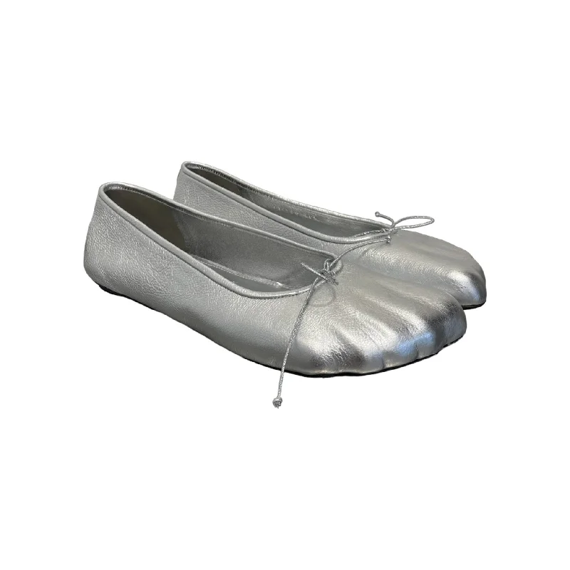 BALENCIAGA/Flat Shoes/EU 40.5/SLV/Anatomic Ballerina Flat