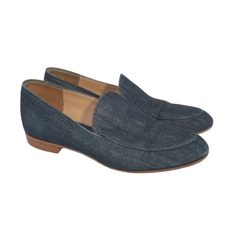 Gianvito Rossi/Flat Shoes/EU 37.5/Denim/NVY/