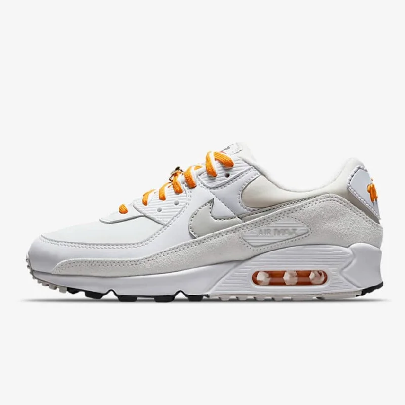 Comfortable Durable Shoes Air Max '90 SE (White Light Bone + University Gold)