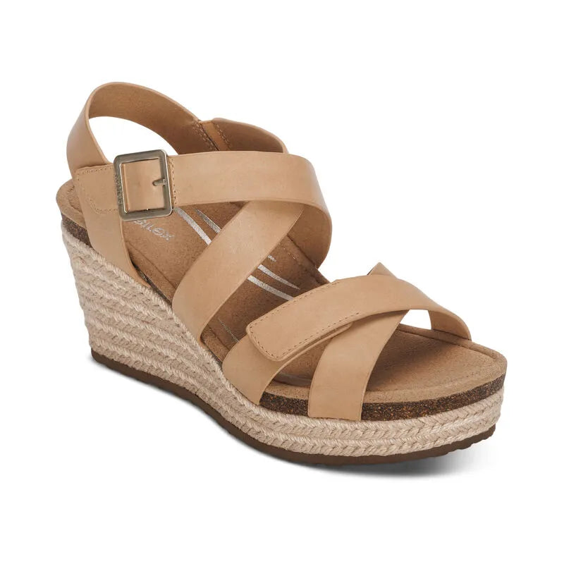 All-Day Comfort Shoes Sale Anna Arch Support Wedge - Sand