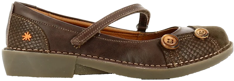 ART 0922 Bergen Natural Brushed Women's Flat