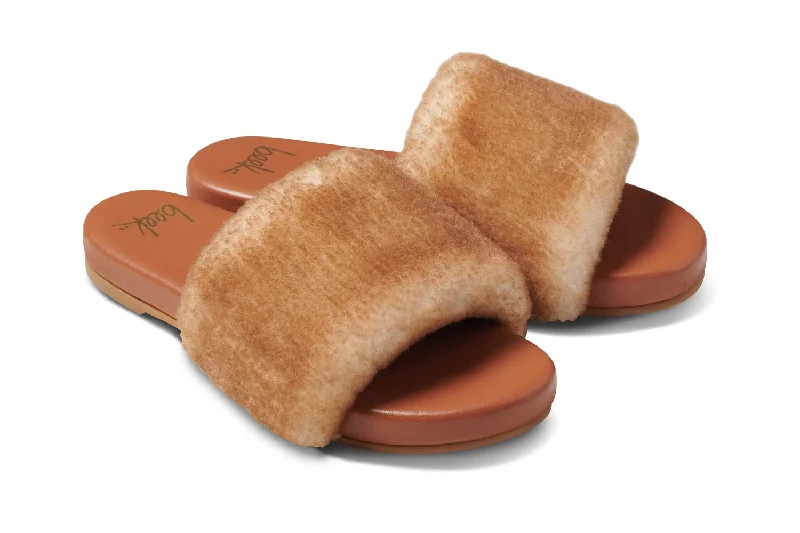 Seize Bargains BAZA SHEARLING - Honey/Tan
