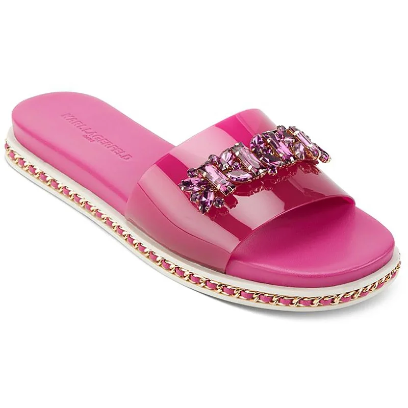 Vintage-Inspired Shoes Deal Bijou Womens Embellished Flip-Flops