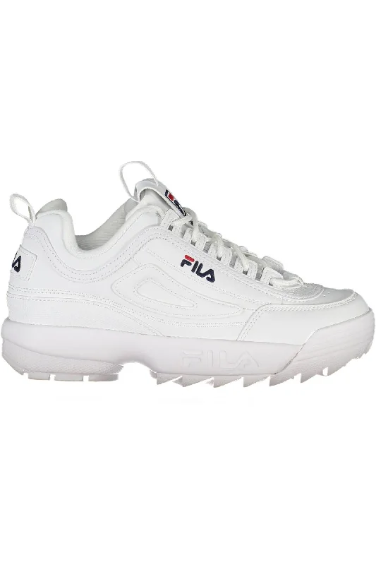 Huge Price Cut Fila White Polyester Women Women's Sneaker