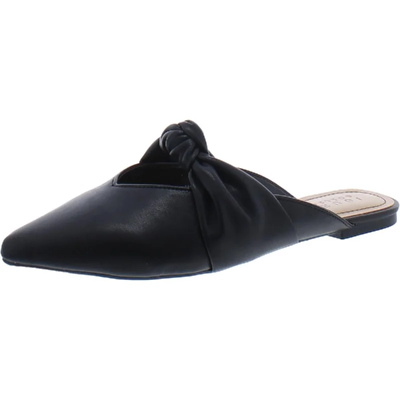 Sleek Dress Shoes Deal Womens Comfort Insole Faux Leather Slide