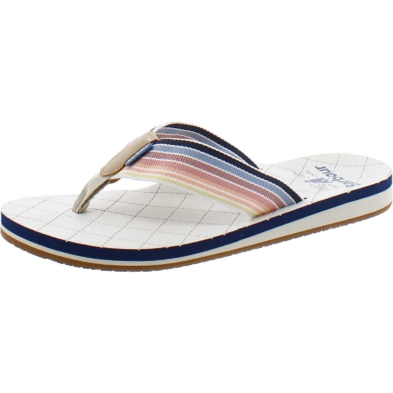 Durable Walking Shoes Sale Womens Laceless Canvas Thong Sandals