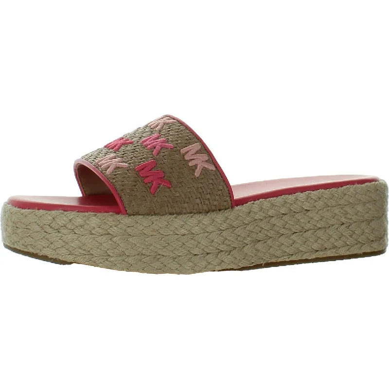 Sleek Dress Shoes Deal Womens Slip On Open Toe Slide Sandals