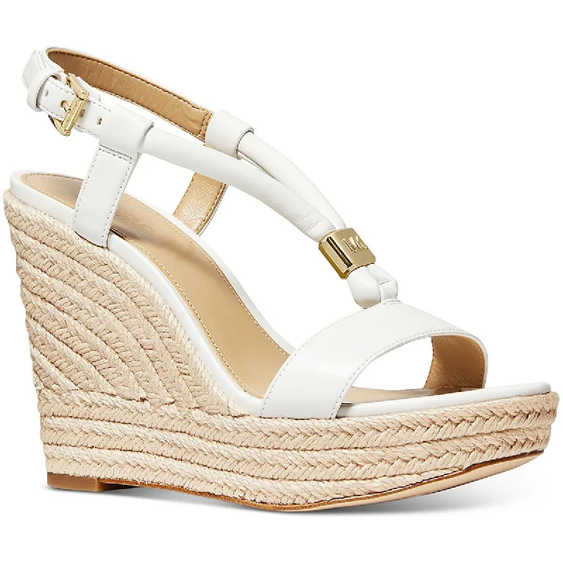 Flexible Sole Shoes Sale ANNIE WEDGE Womens Faux Leather Round toe Wedge Sandals