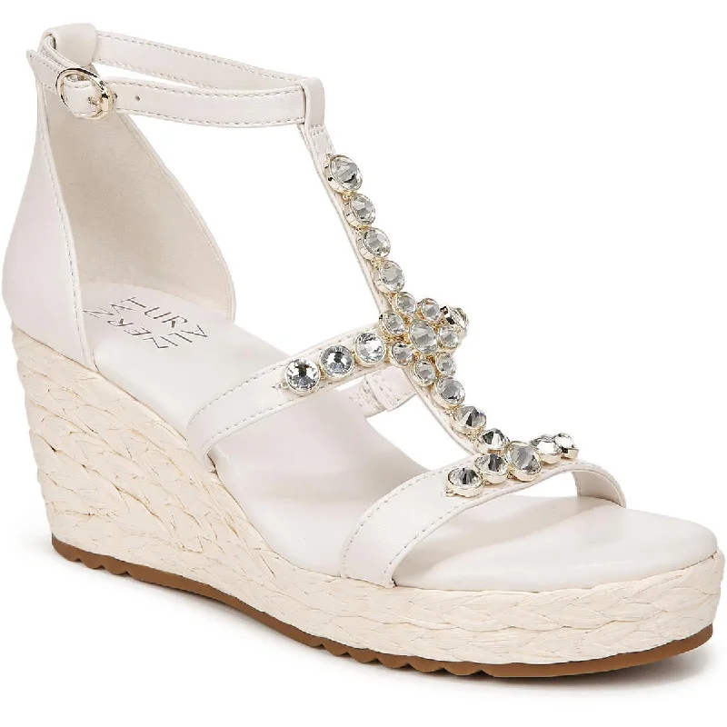 Top Brand Discounts Serena Womens Embellished Wedge Sandals