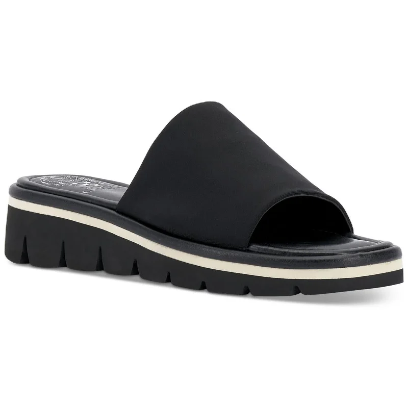 Hurry Before It's Gone Abrelyn Womens Slip-On Wedge Slide Sandals