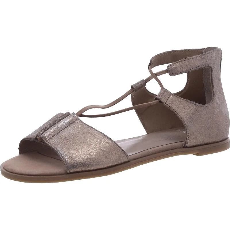 Trendy Looks On Sale Womens Leather Flat Ankle Strap