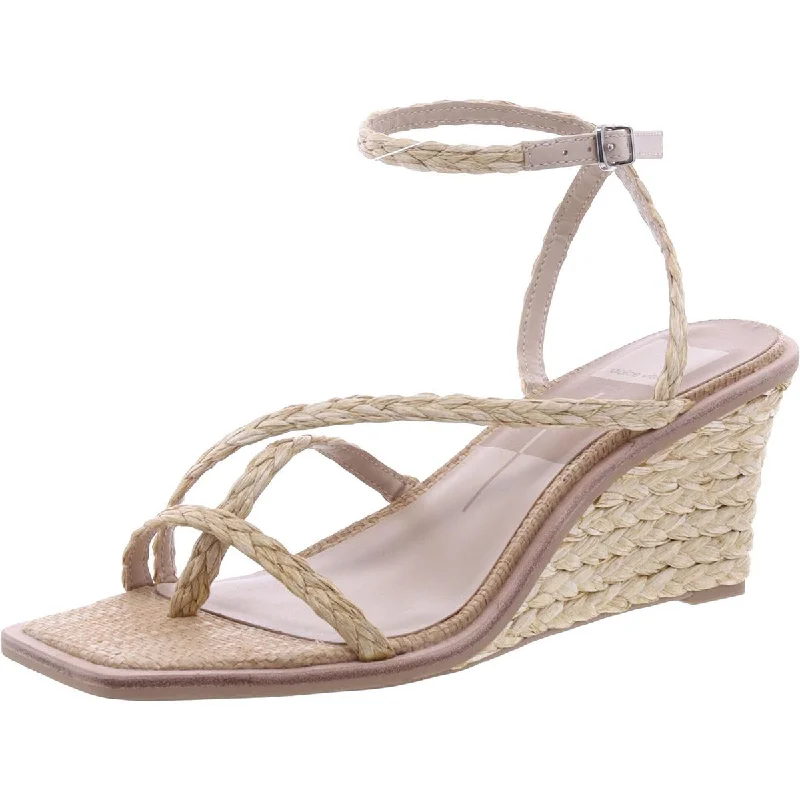 Classic Elegance Sales Womens Toe Ring Ankle Strap Wedge Sandals
