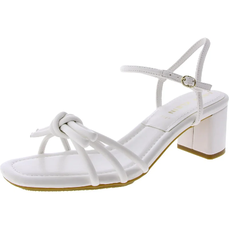 Lightweight Walking Shoes Offers Womens Faux Leather Slingback Block Heel
