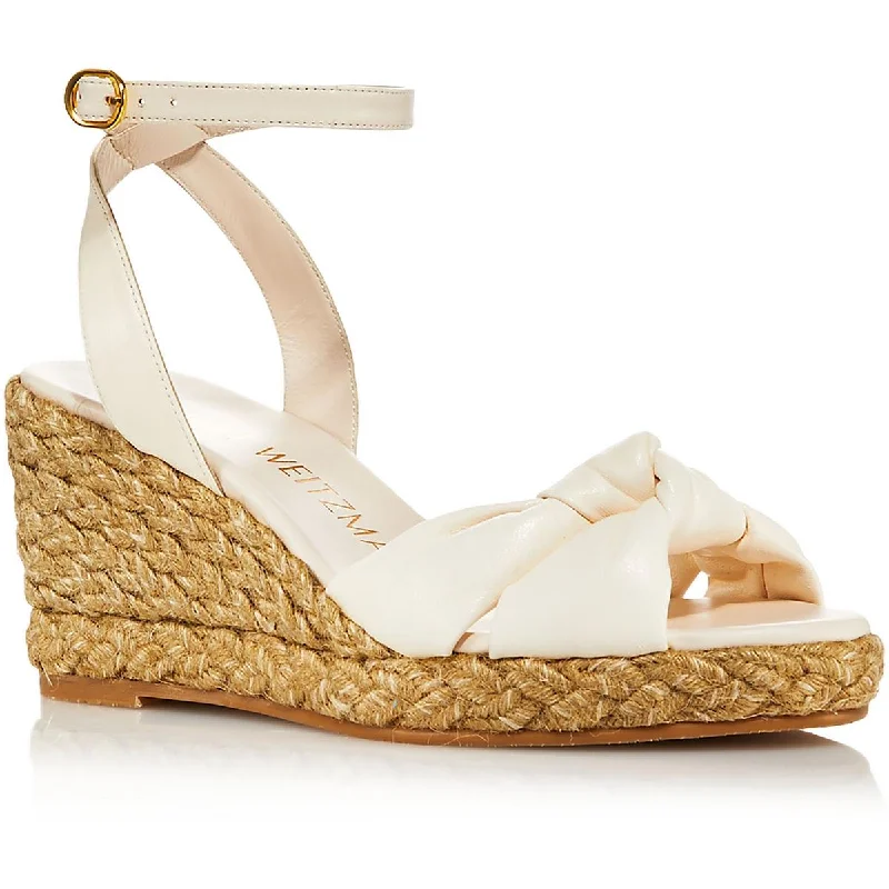 Daring Fashion Promotions Womens Padded Insole Ankle Strap Wedge Sandals