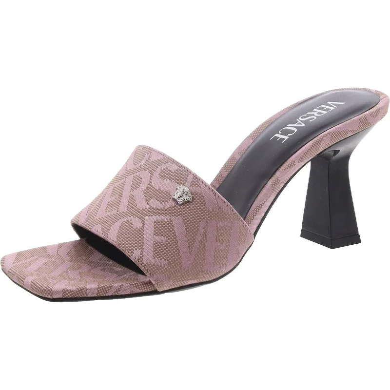 You'll Love Us Because Womens Fabric Slide On Slide Sandals