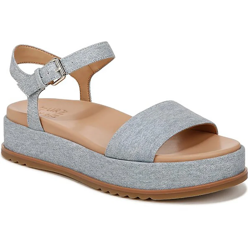 Hot Brand Discounts ZANE Womens Denim Round toe Flatform Sandals