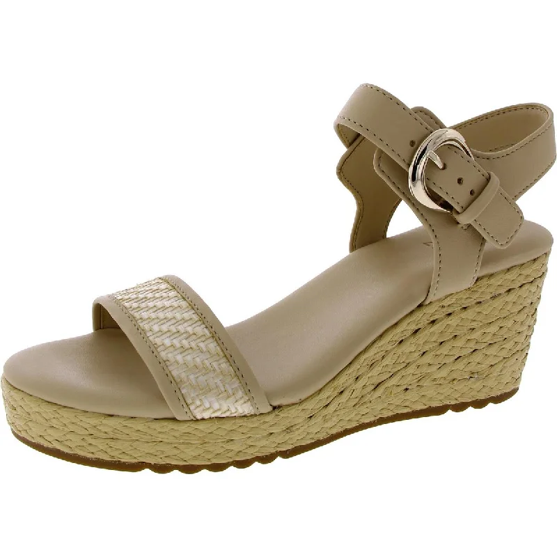 Best Deals Of The Season Stella 2 Womens Faux Leather Woven Ankle Strap