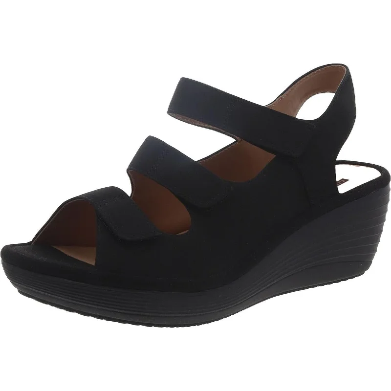 Limited-Time Offer Reedly Juno Womens Faux Suede Platform Wedges