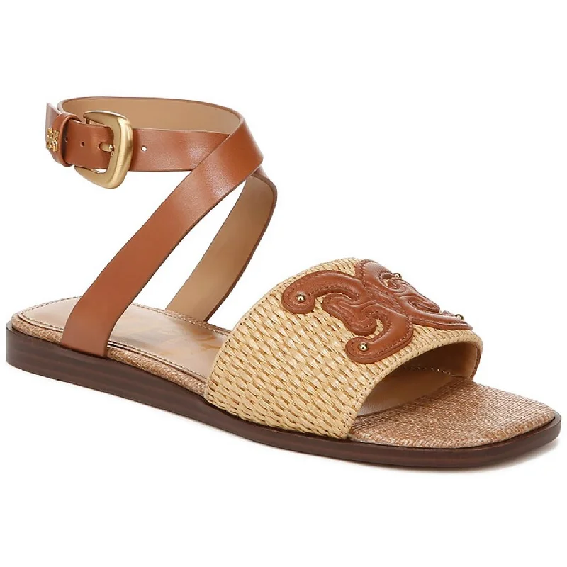 Sand/Brown Raffia/Leather
