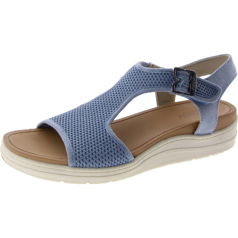 Timeless Elegance Redefined Time Off Sun Womens Faux Suede Comfort Wedge Sandals