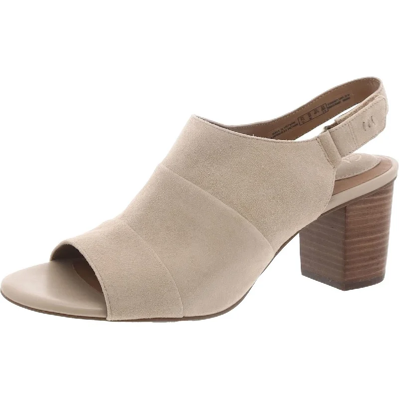 Huge Markdowns Ralene Shine Womens Suede Casual Slingback Sandals