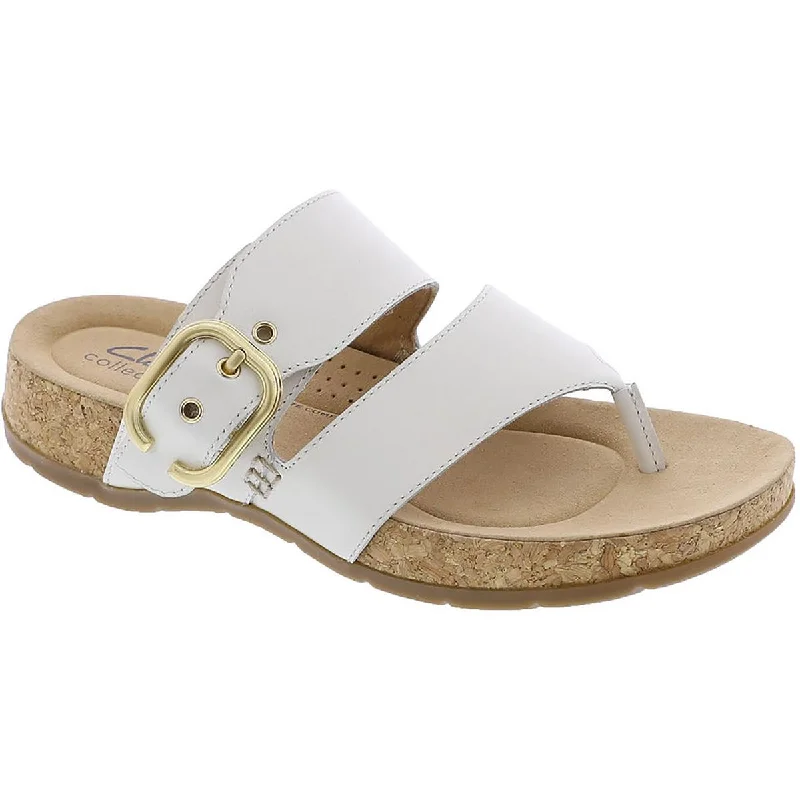Street Chic Discounts Reileigh Park Womens Cork Slip-On Thong Sandals