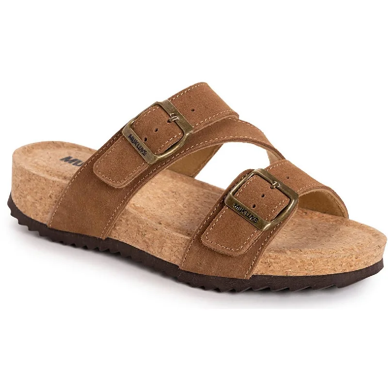 Chic & Modern Sales Womens Suede Slip-On Slide Sandals