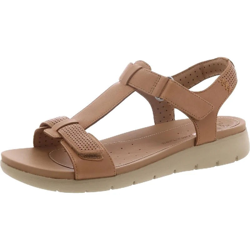 Modish Fashion Discounts Un Haywood Womens Leather Perforated Sport Sandals