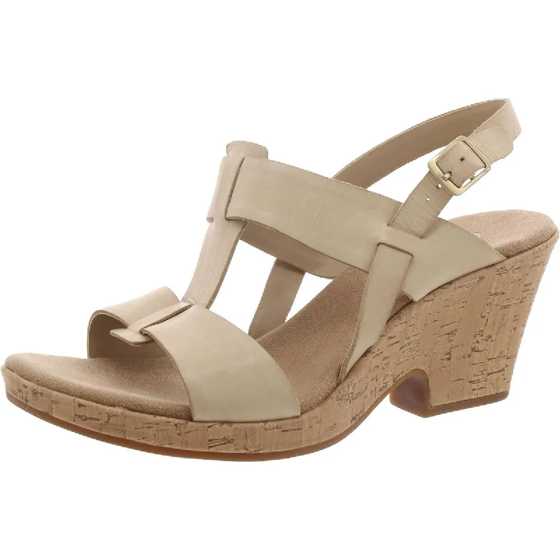 Smart Casual Shoes Sale Rose Memory Womens Leather Adjustable Wedge Sandals