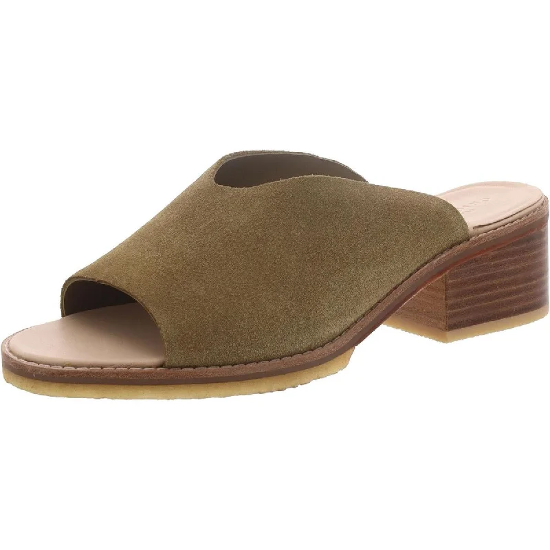 Everyday Shoes Promotion Amara Mule Womens Suede Slip-On Mule Sandals