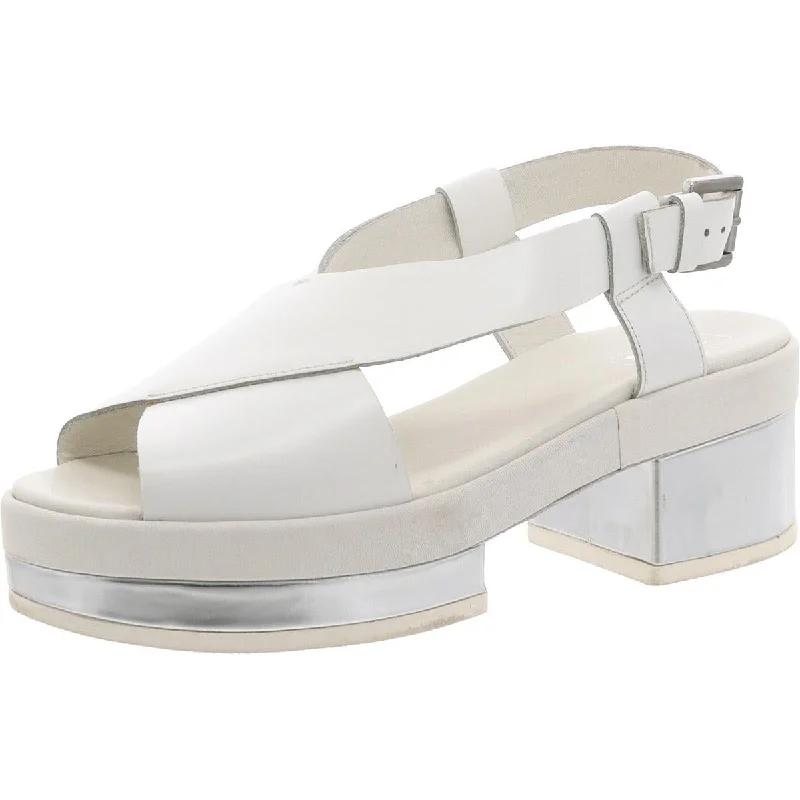Durable Walking Shoes Sale Geta Block Womens Leather Adjustable Ankle Strap