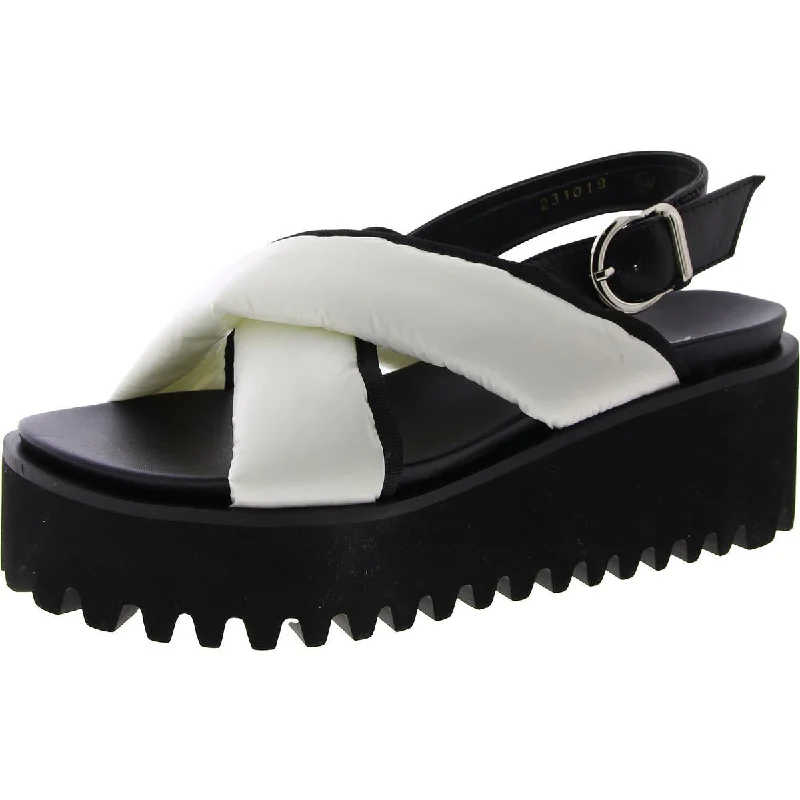 Best Shoe Deals Womens Adjustable Open Toe Flatform Sandals
