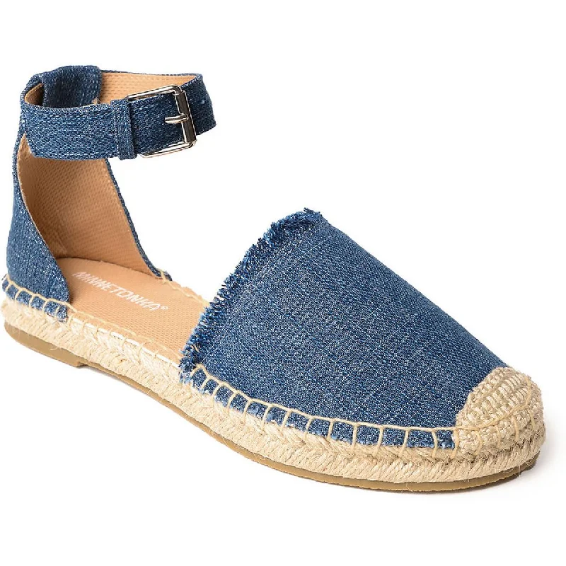 Slip-On Shoes Promotion Prima Womens Denim Cut-Out Ankle Strap