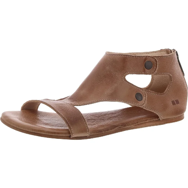 Non-Slip Shoes Womens Leather Open Toe Flatform Sandals
