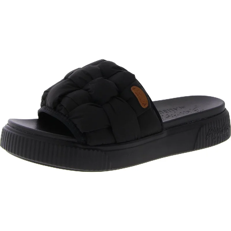 Comfortable Fashionable Shoes Womens Platform Slip On Slide Sandals