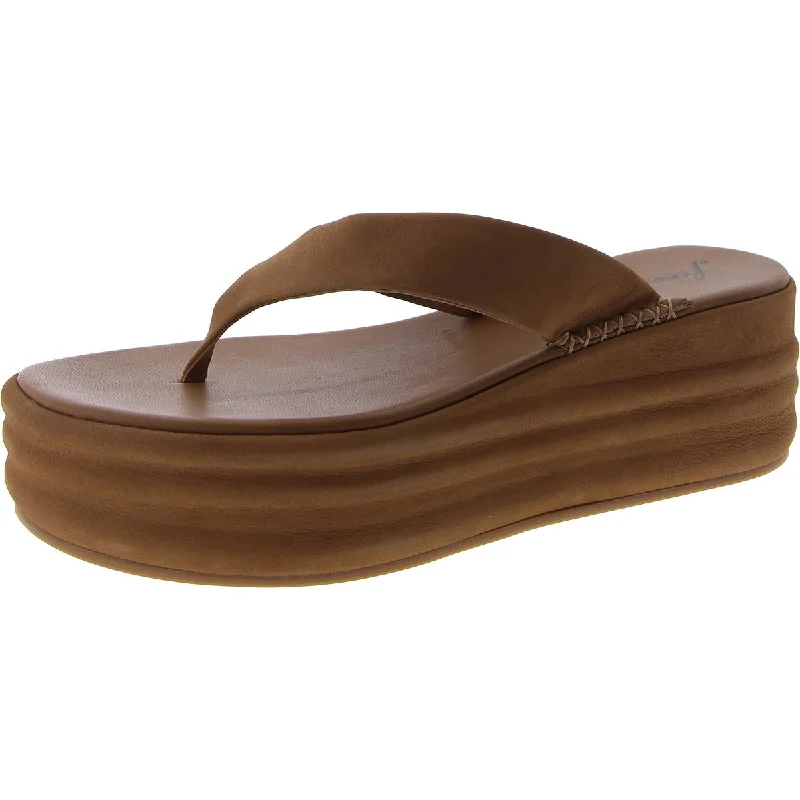 Stylish All-Day Wear Shoes Haven Womens Leather Wedge Platform Sandals